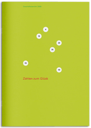 Cover des Geschäftsberichts 2005 von Lotto Baden-Württemberg